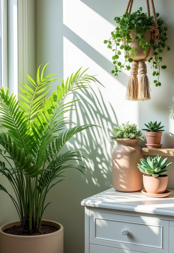 12 Nature Bathroom Decor Ideas That Will Bring Serenity to Your Daily Routine! - 1. Lush Indoor Plants