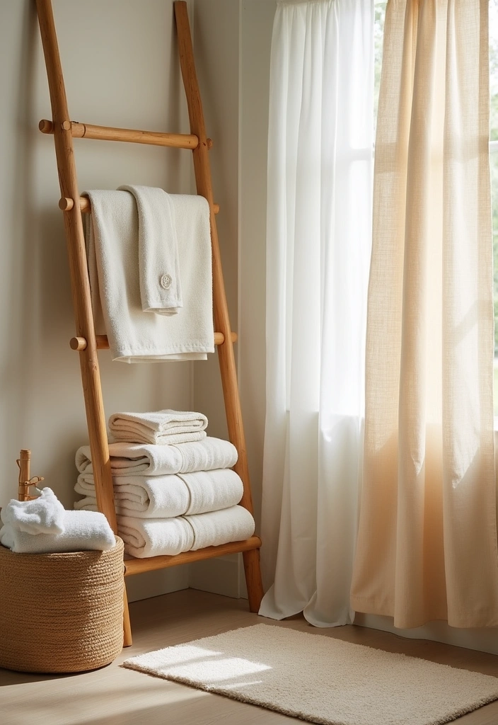 12 Nature Bathroom Decor Ideas That Will Bring Serenity to Your Daily Routine! - 5. Organic Textiles