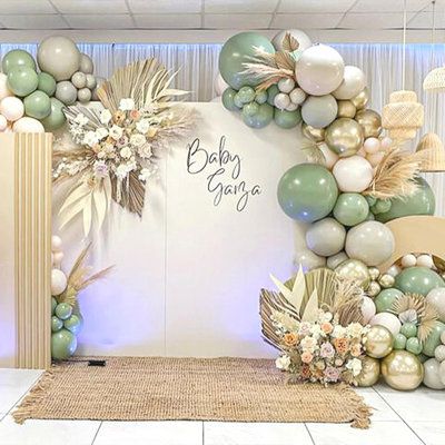 14 Stunning Natural Decoration Ideas for Your Birthday That Will WOW Your Guests! - 6. Balloon Arches with Dried Flowers