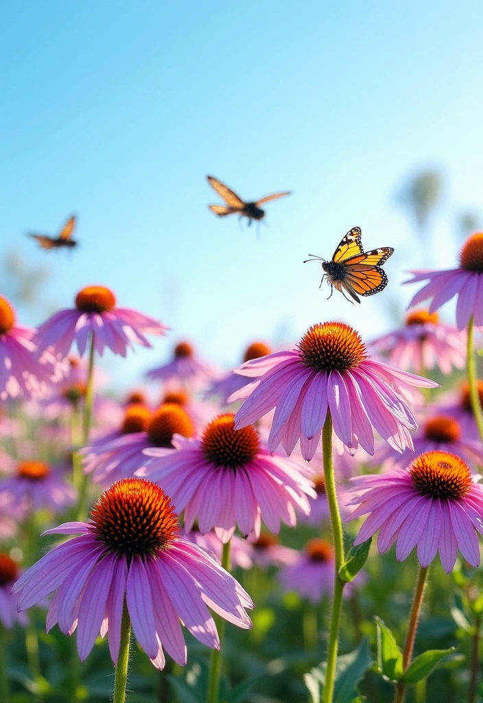 15 Best Plants for Landscaping Around Your House (You'll Want to Copy #7!) - 10. Coneflowers: Pollinator Favorites