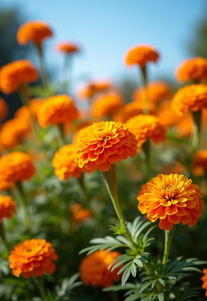 15 Best Plants for Landscaping Around Your House (You'll Want to Copy #7!) - 15. Marigolds: Bold and Bright