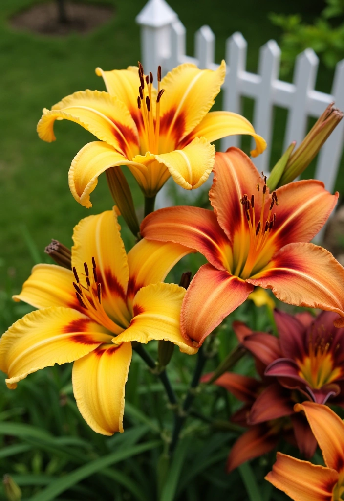 15 Best Plants for Landscaping Around Your House (You'll Want to Copy #7!) - 6. Daylilies: Colorful Perennials