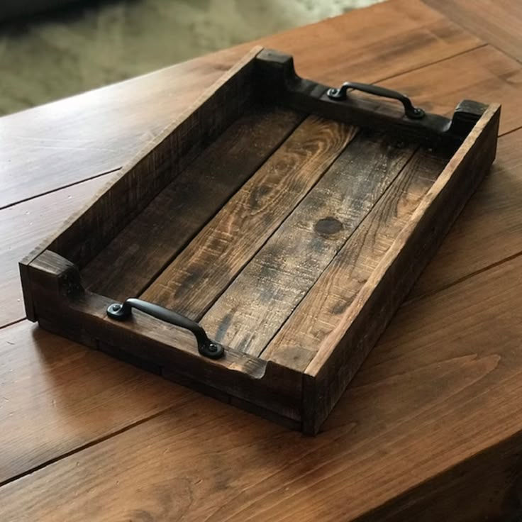 19 Wood Decor Ideas That’ll Add a Touch of Nature to Your Home (Get Ready for #5!) - 6. Charming Rustic Tray