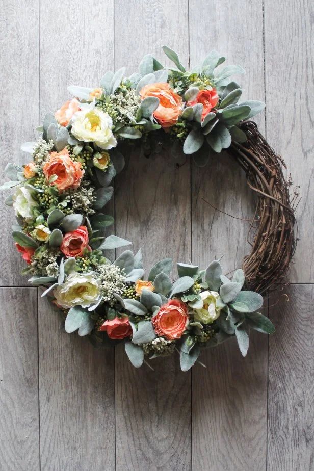 20 Creative Spring Wreath Ideas to Kick Off the Season (You Won't Believe #9!) - 16. Vibrant Floral Bliss