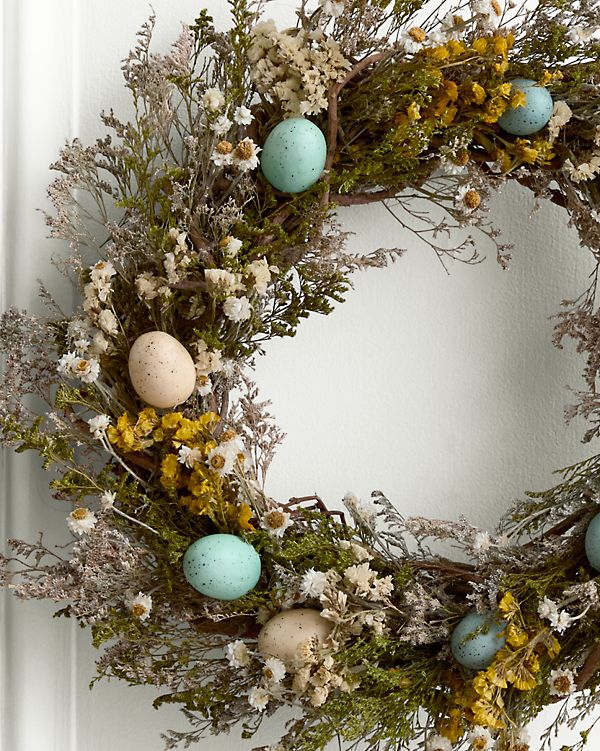 20 Creative Spring Wreath Ideas to Kick Off the Season (You Won't Believe #9!) - 4. Easter Egg Surprise