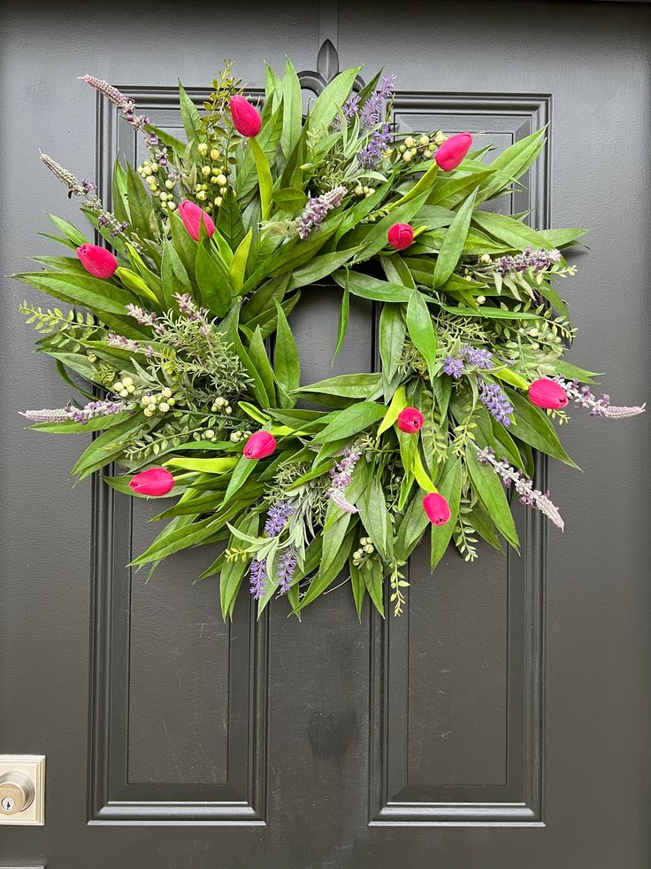 20 Creative Spring Wreath Ideas to Kick Off the Season (You Won't Believe #9!) - 8. Elegant Minimalism