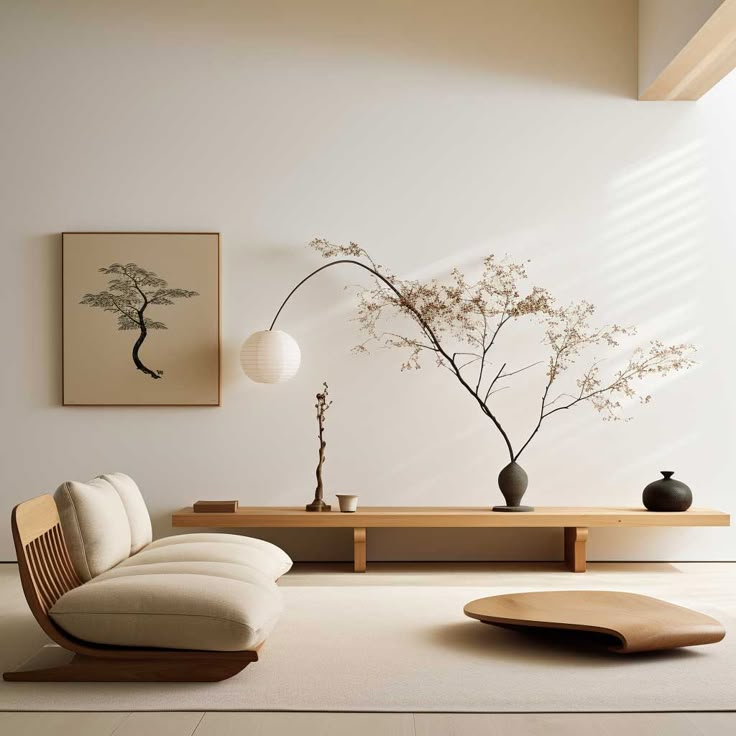 20 Japanese Minimalism Living Room Ideas That Will Help You Declutter Your Mind! - Elegant Living Areas